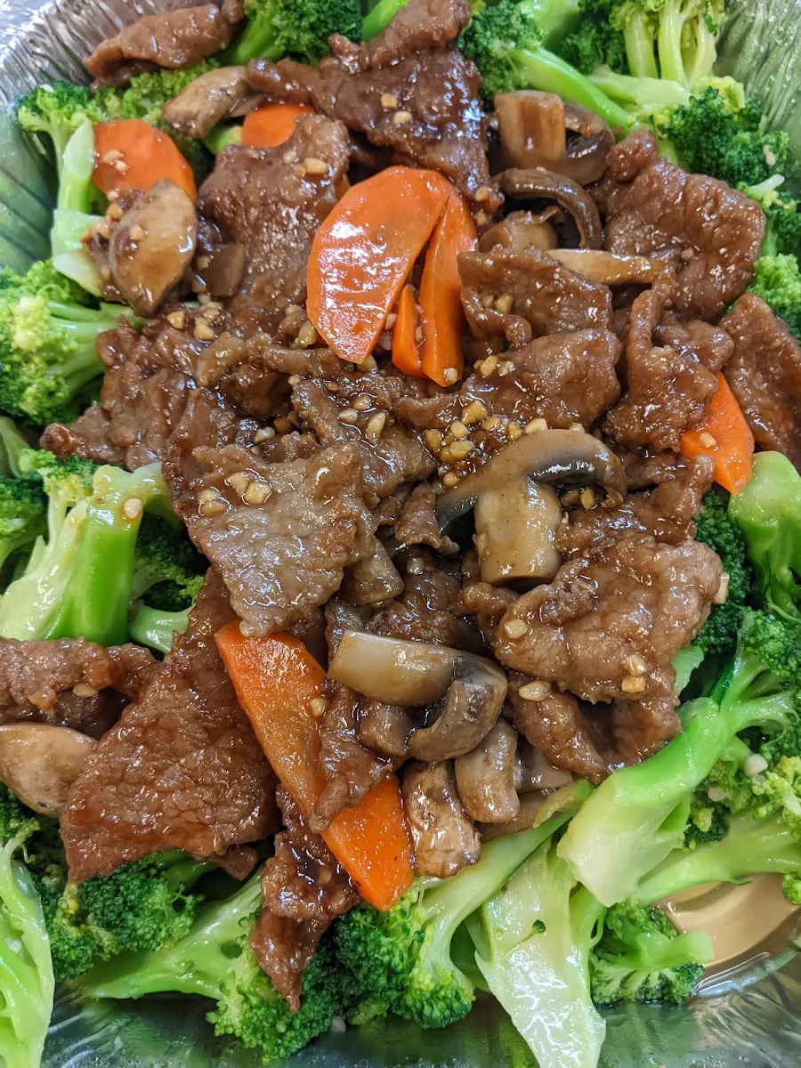 garlic broccoli beef 百加利牛肉